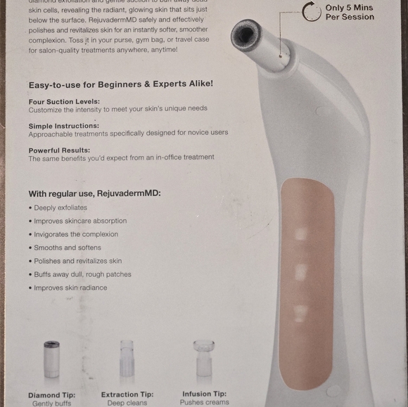 NEW Trophy Skin RejuvadermMD Dermabrasion brush - Picture 3 of 4